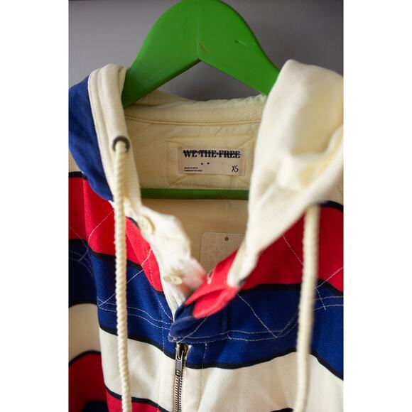 Free People We The Free Ry Zip Thru Hoodie XS NEW - Picture 4 of 5